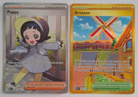 Pokémon karty "obsidian flames" (8), 