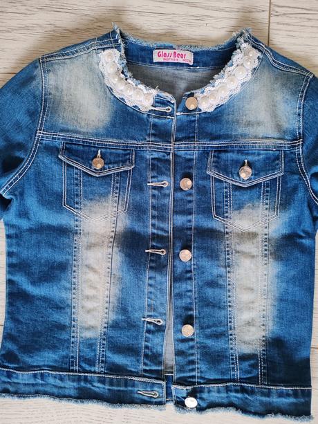 Predám riflovú bundu č. 140, 140