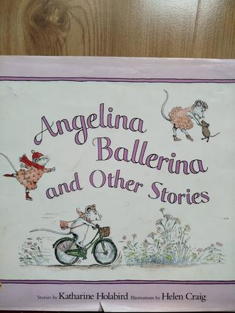 Kniha anglicka " angelina balerína", 