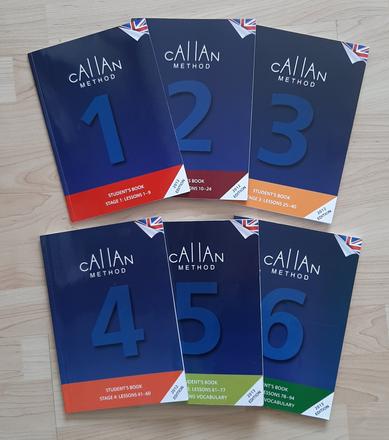 Callan method stage 1- 6, učebnice angličtiny,, 