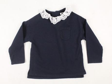 Mikinový top s čipkou next 3 - 4 r. a, next,104