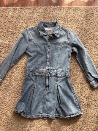 Riflové šaty zara, zara,140