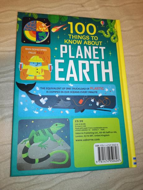 Usborne 100 things to know planeth earth nwi19,