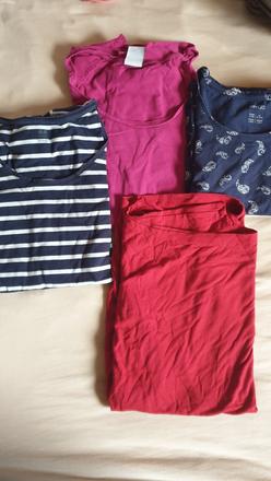 Tehotenske tricka kratky rukav, h&m,l