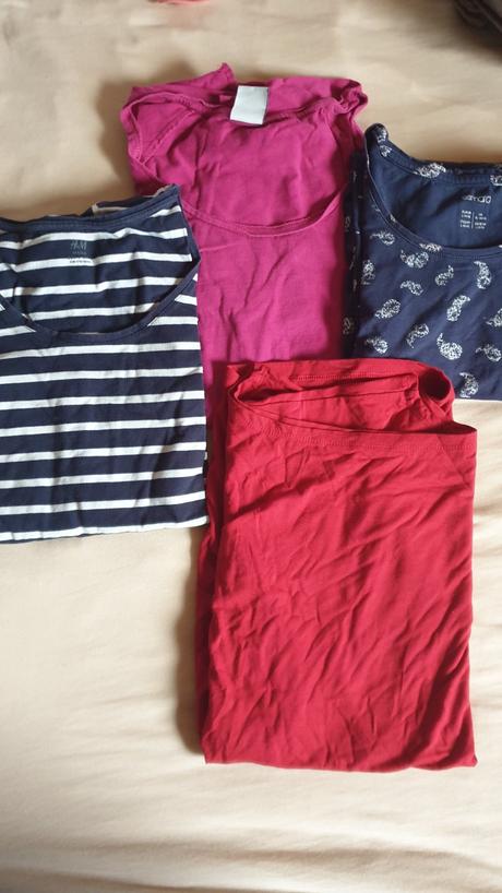 Tehotenske tricka kratky rukav, h&m,l