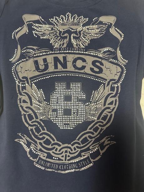 Tmavomodré tričko zn. uncs, m