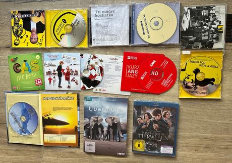 Dvd a cd pre deti,
