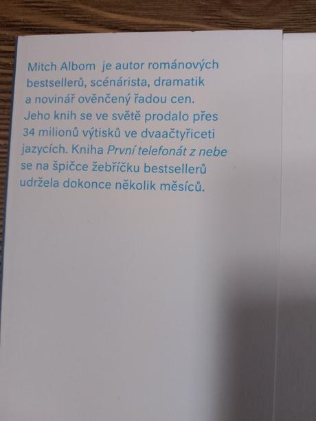 Mitch albom - první telefonát z nebe,