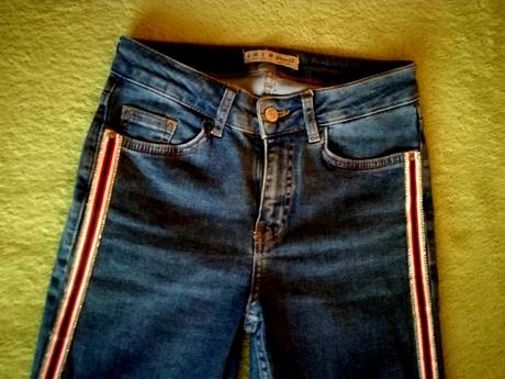 3/4 skiny s vysokým pásom 34, denim co, denim co,34