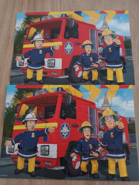 Puzzle požiarnik sam,