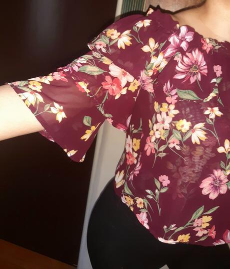 Crop top blúzka, bershka,xs