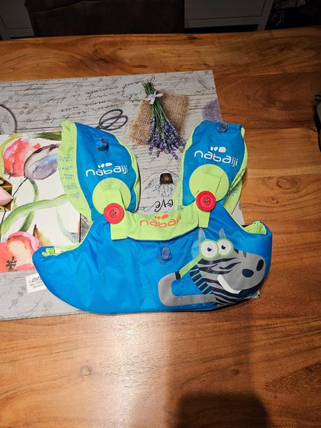 Vesta a rukavniky na plavanie 3v1, 