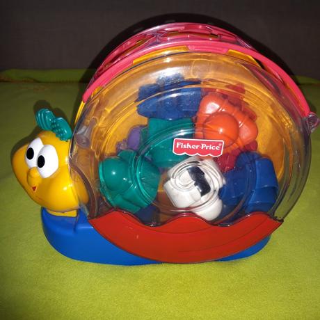 Vkladacka slimak s melodiou fisher price, 