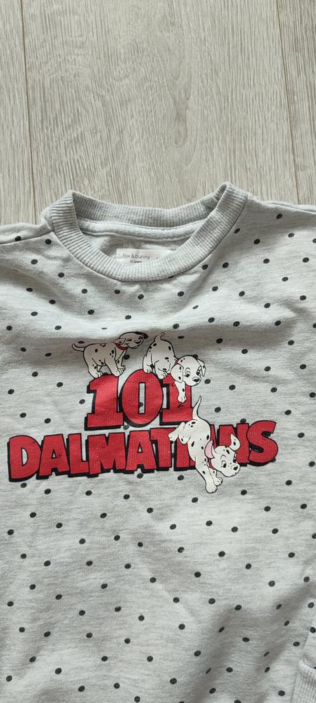 Detská mikina s motívom 101 dalmatíncov, sinsay,116