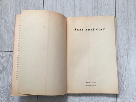 Kniha ženy nové číny 1951,