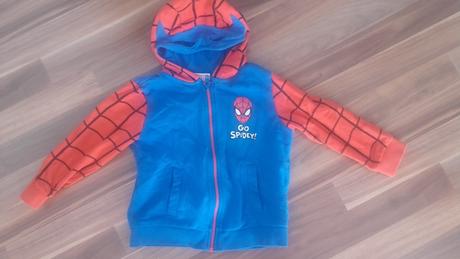 Mikina na zips spiderman, marvel,110