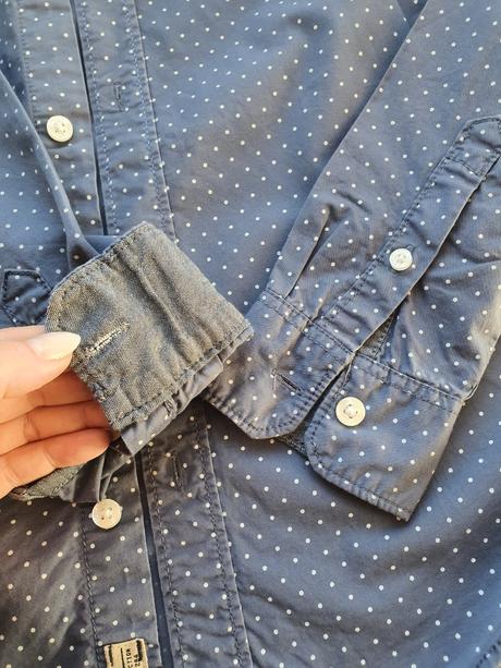 Bodkovana košeľa, h&m,140