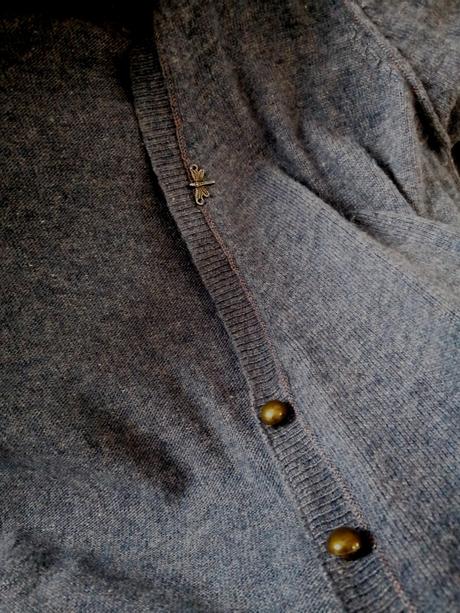 Modrý kardigán, next,164