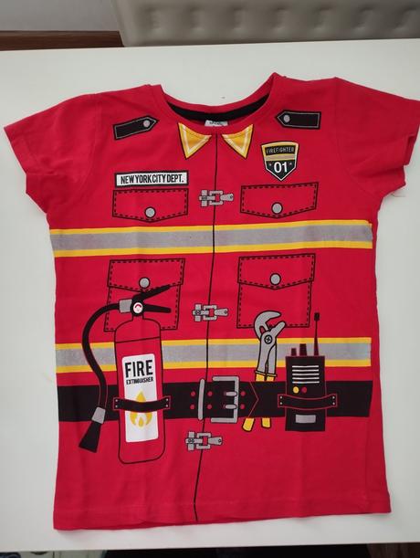 Tričko požiarnik, kiki&koko,122