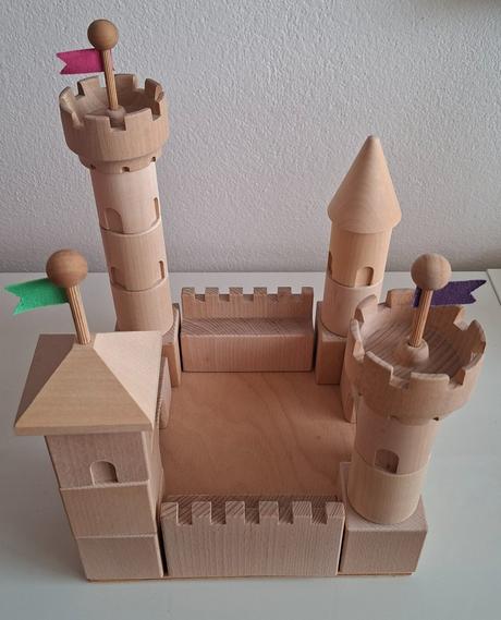 Stavebnica drevený hrad top stav,