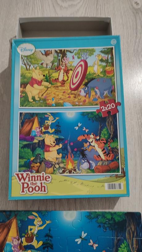 2x puzzle macko puf, 