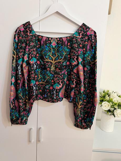 Luxusná hodvábna blúzka sandro paris, s / xs