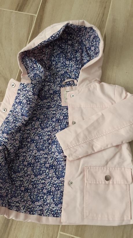 Ružová bundička s kapucňou, young dimension,104