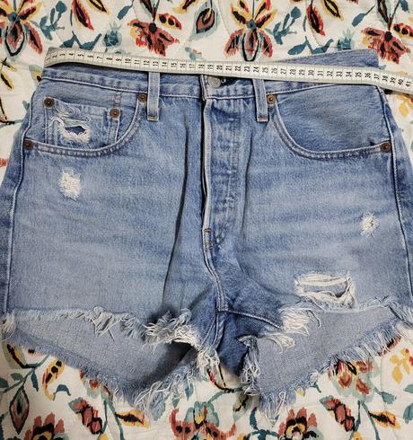 Svetlomodré džínsové kraťasy, levis,26