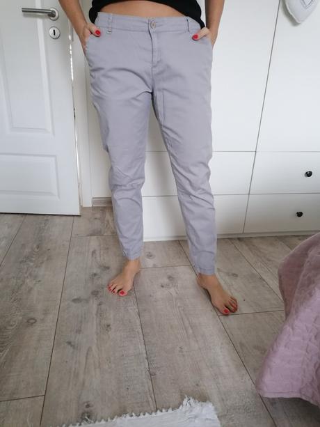 Šedé nohavice, reserved,38