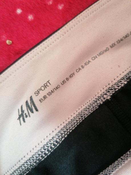 Športové legíny 134/140, h&m,140