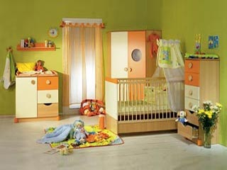 Detská izba oranžová, 