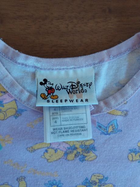 Dievcenske letne pyzamo, disney,98