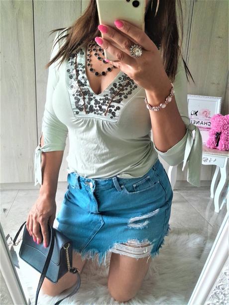 Blúzka s flitrami-s/m, otto,s