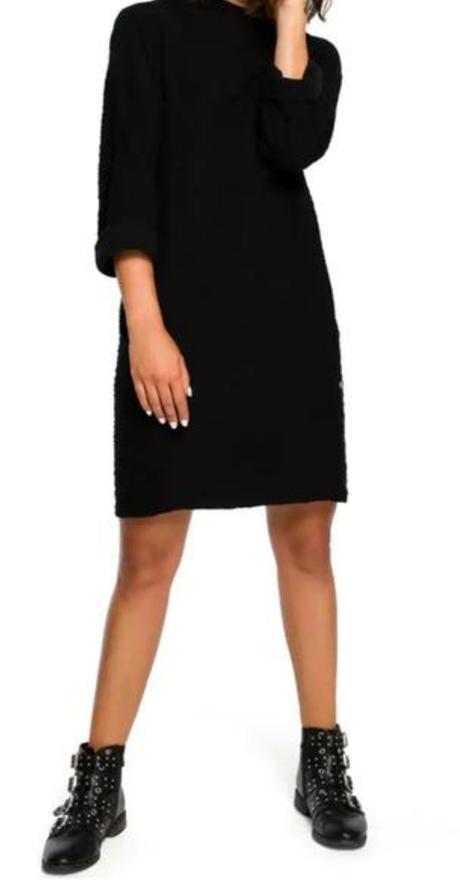 Čierne šaty bewear, s