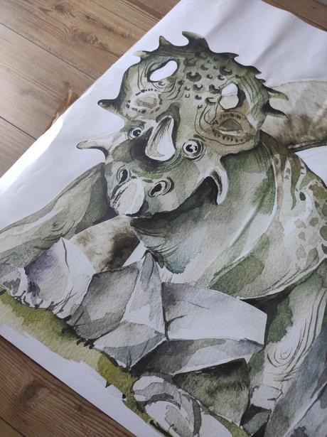 Nálepka inspio dinosaurus,