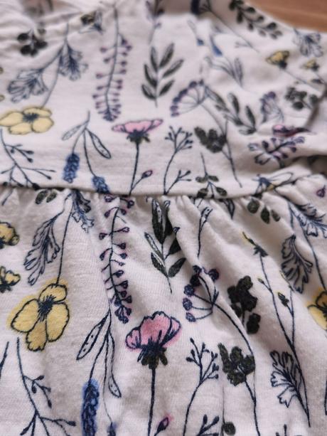 Dievčenské kvietkované šaty 86, f&f,86