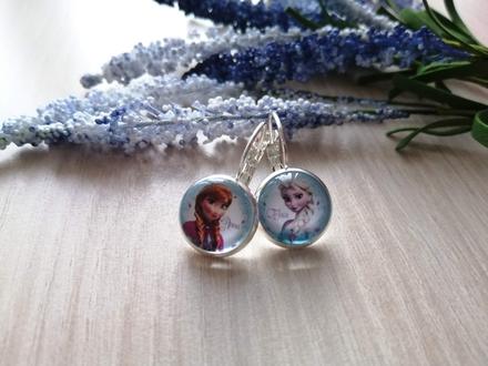 Náušnice frozen, olaf, elza, anna,