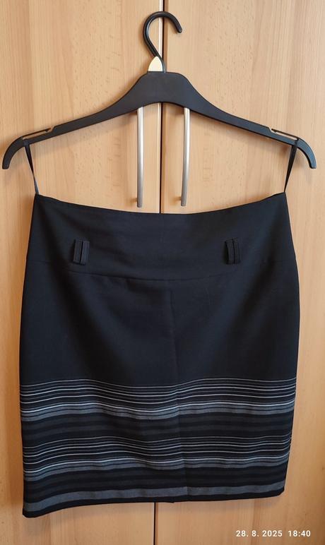 Cierna sukna midi, m