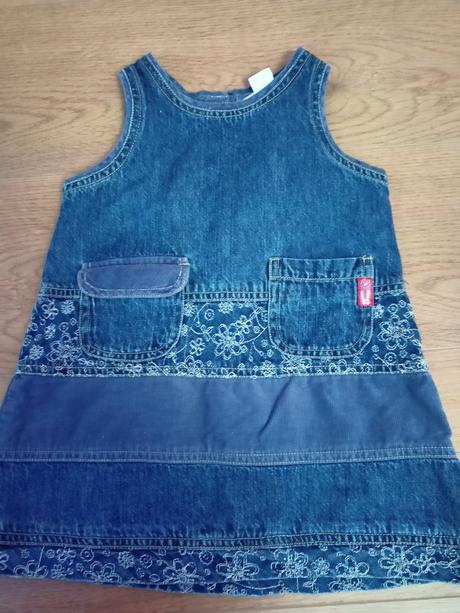 Riflové šaty hm 86, h&m,86