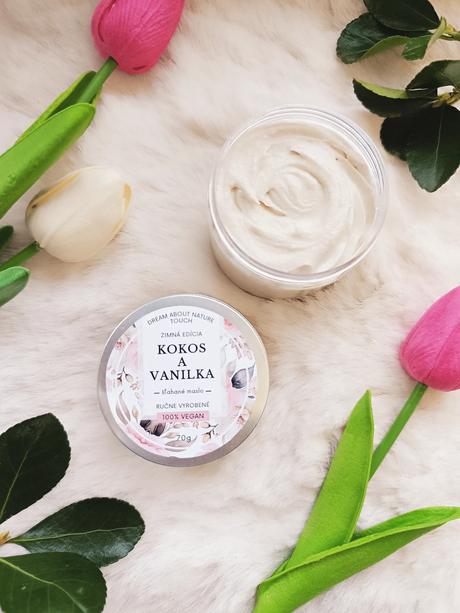 Šľahané maslo - kokos & vanilka, 