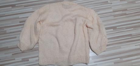 Pletený štrikovany pulóver, s