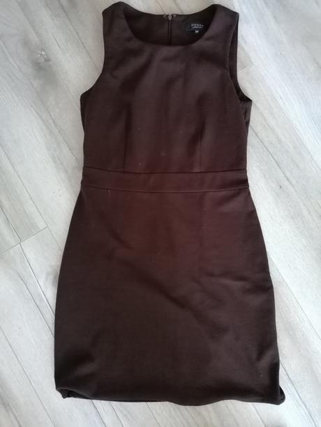 Upletove šaty hnedé, 36