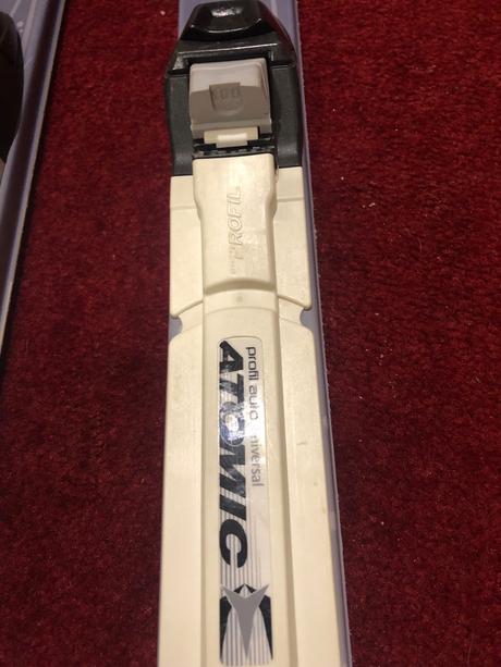 Bezky pre deti vel 125 cm, atomic