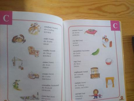 Ilustrovaný slovník anglicko - nemecko - slovenský,