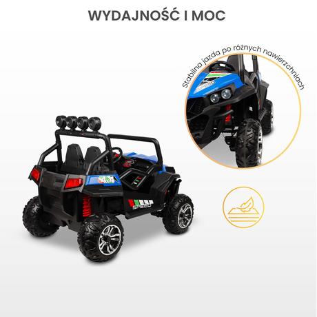 Toyz elektrické vozidlo grand buggy modré, 