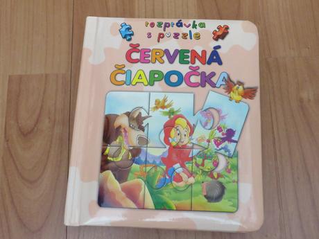 Puzzle knižka - červená čiapočka - 2+,