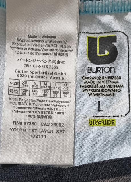 Termo burton 14/16r., burton,164