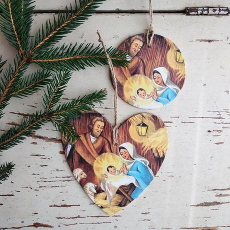 Vianočné ozdoby srdce ( 25 motívov),