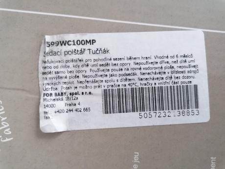 Oporný vankúš pre bábätká, 