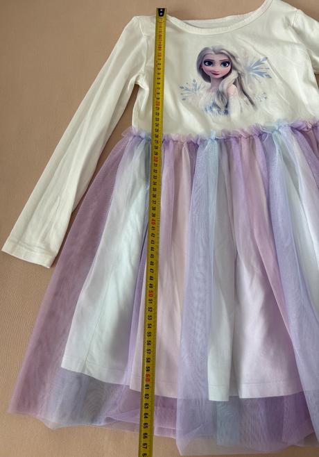 Šaty s tylovou sukňou v. 122/128, h&m,122